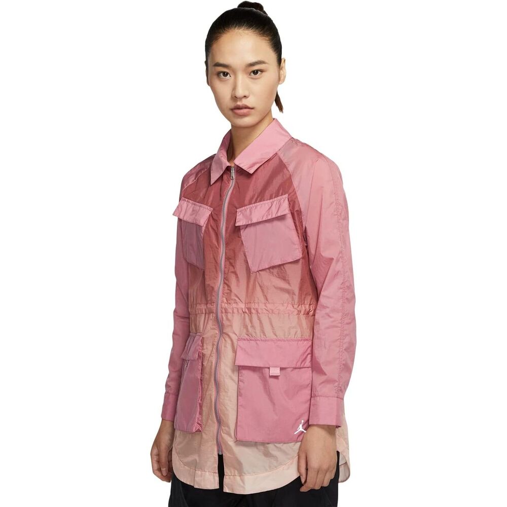 Jordan Nike Women’s PINK Windbreaker Jacket Large